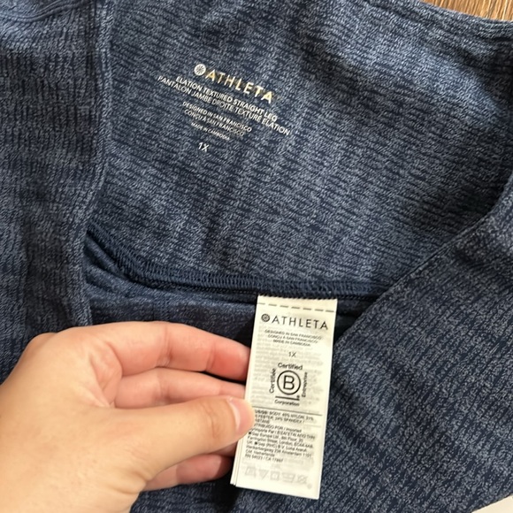 NWT Athleta Elation Textured Straight Leg - Picture 8 of 10